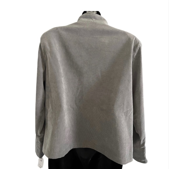 ALIA PEARL GREY JACKET - Picture 2 of 5